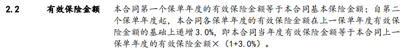 年度有效保险金额