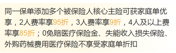 金医保百万医疗险保费优惠