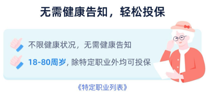 蓝医保百万医疗险(免健告版)