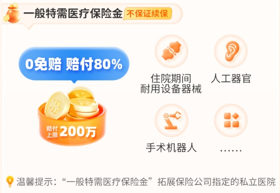 金医保3号少儿中高端医疗险一般特需医疗