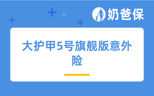 大护甲5号旗舰版意外险怎么样？有什么作用？