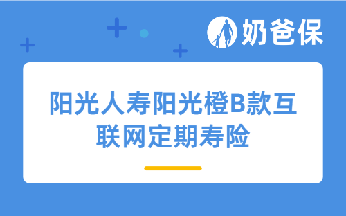 阳光橙B款互联网定期寿险有哪些优缺点？对比热门定期寿险有什么不同？