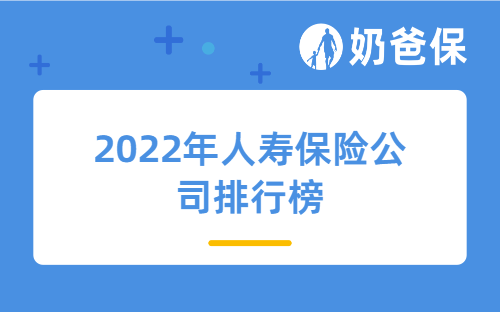 2022年人寿保险公司排行榜，保费收入和利润谁最多？