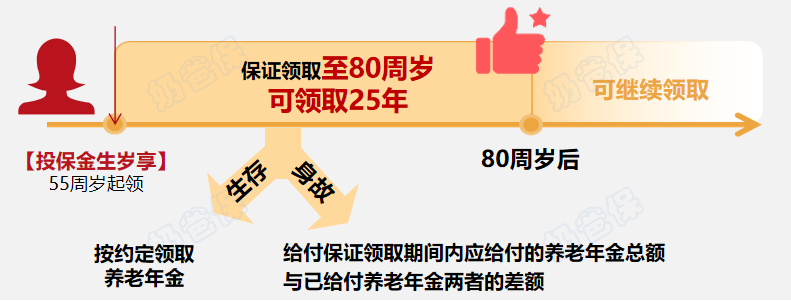 中荷人寿金生岁享年金险年金领取