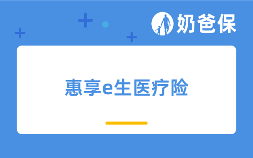 惠享e生医疗险保障如何？医疗险该如何投保？