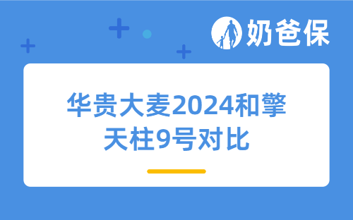 华贵大麦2024和擎天柱9号定期寿险对比哪款好？怎么选？