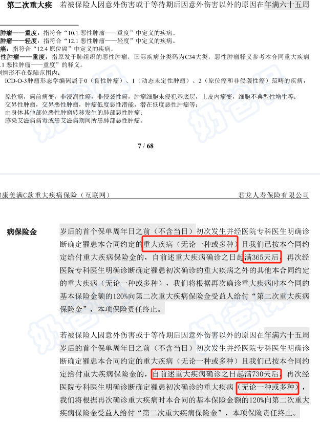 超级玛丽13号重疾多次赔