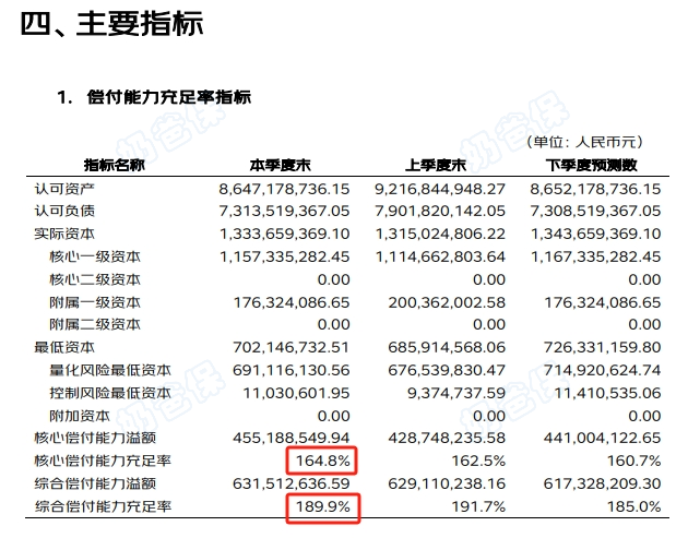京东安联偿付能力