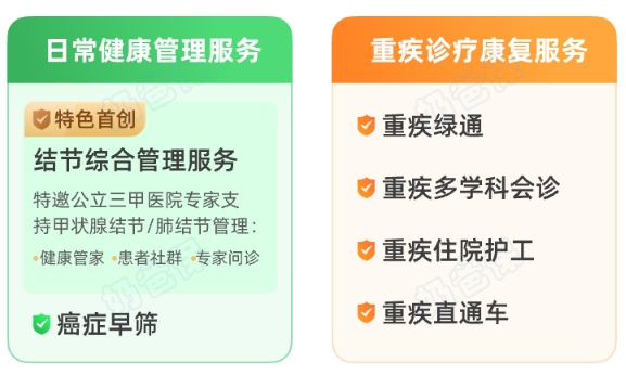 众民保百万重疾险增值服务