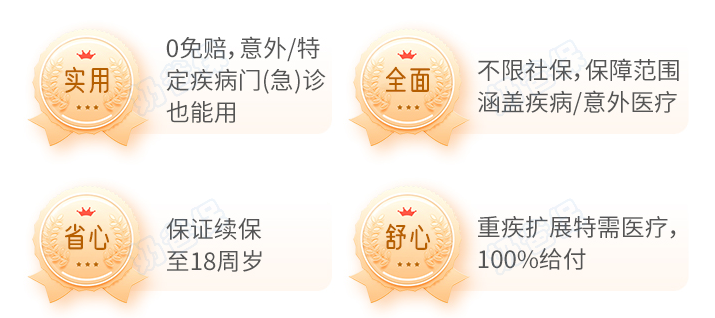 金医保少儿长期医疗险
