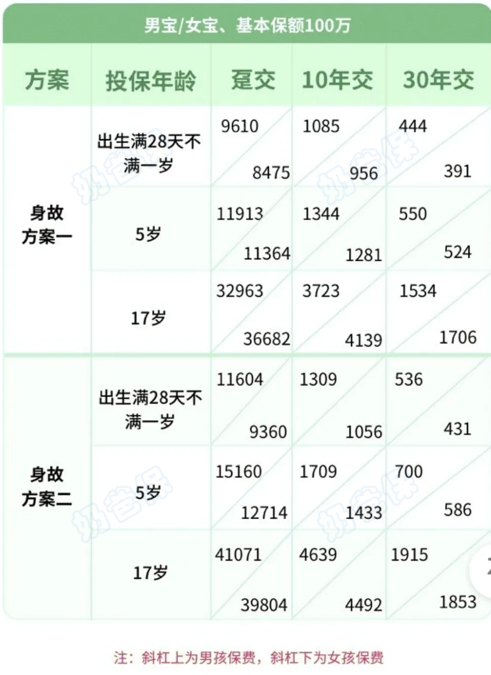 华贵麦兜兜少儿重疾险保费情况