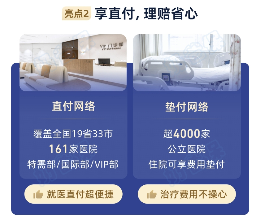 蓝医保费用直付